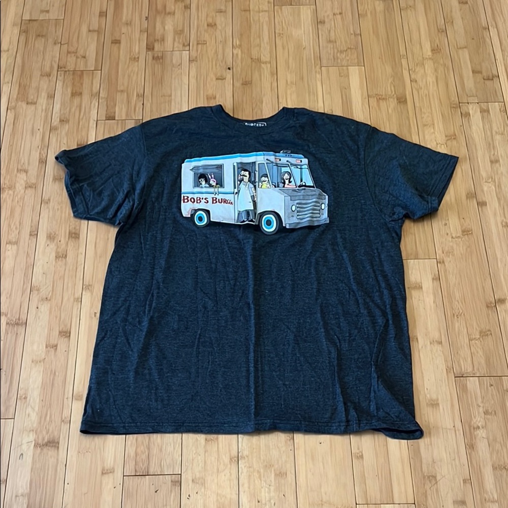 Gray Short Sleeve Bob’s Burgers Graphic Tee